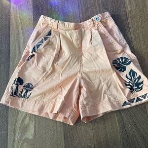 Hand painted custom Liz clairborne shorts